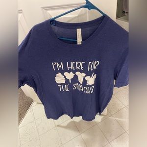Here for the snack t-shirt!